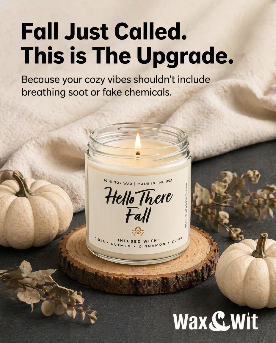 Wax & Wit ad sample generated by Ditto Ads